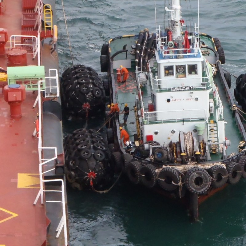 CCS GL 0.05Mpa Pneumatic Bumper for Fishing Boat Afloat Mooring Bumper