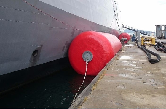 ISO Certificated Durable Foam Filled Polyurethane Floating Fender