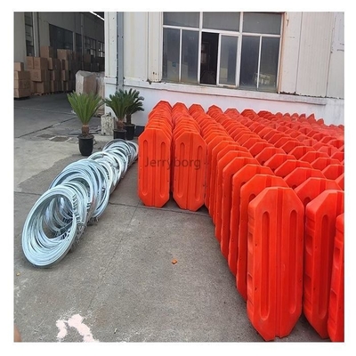 LLDPE plastic pipe buoy marker pontoon floats floating barrier