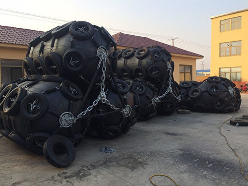Natural Rubber Yokohama Pneumatic Fender 50kpa 80kpa 2.0m*3.5m For Dock