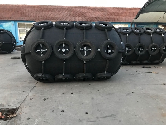 Natural Rubber Yokohama Pneumatic Fender 50kpa 80kpa 2.0m*3.5m For Dock
