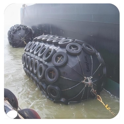 Yokohama Pneumatic Fender Docking Fender for Ship  Net Type Pneumatic Rubber Fender