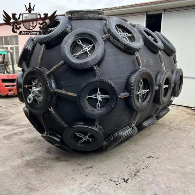 Yokohama Pneumatic Fender Docking Fender for Ship  Net Type Pneumatic Rubber Fender