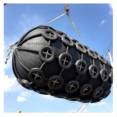 Marine Hull Fender Docking Fender for Ship Net Type Pneumatic Rubber Fender