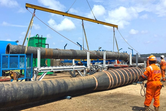 Flexible Marine Floating Hose Manufacturers Flange Nipple Dredge Sand Mud Oil Discharge