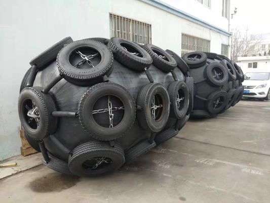 CCS Certified Inflatable Floating Black Color Pneumatic Rubber Material Yokohama Fender