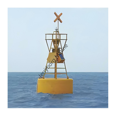 Marine Steel Navigation Buoy With Tall Channel Lateral Floating Marker