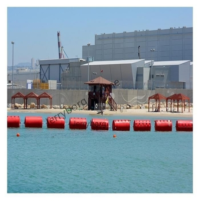 LLDPE Plastic Floating Security Barriers Tubular Floating Pontoon