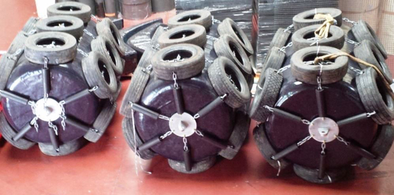 Manufacture Polyurethane EVA foam filled Fender for boat and yacht used for ship to ship
