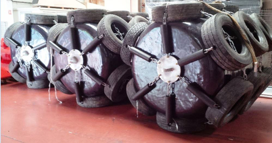 Manufacture Polyurethane EVA foam filled Fender for boat and yacht used for ship to ship