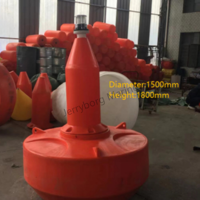 High-Performance Material LLDPE Buoy  With Top Mark for Coastal Navigation &amp; Warning