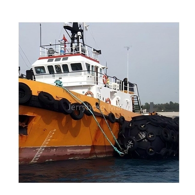Durable Yokohama Type Rubber Fender with Tyre Chain Net Boat Bumper