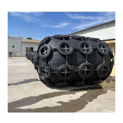 Durable Yokohama Type Rubber Fender with Tyre Chain Net Boat Bumper