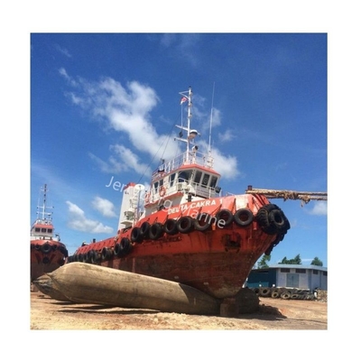ISO14409 Certified High-Strength Rubber Airbag for Ship Launching and Lifting