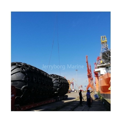 Yokohama Type Inflatable Fender Marine Rubber Fender with Tyre Chain Net
