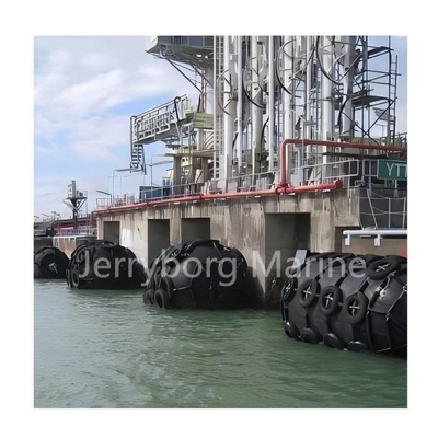 Factory Price Inflatable Rubber Fender With Tyre Chain Net Support BV Test
