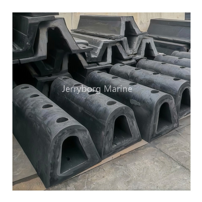 Heavy-Duty D-Type Rubber Fenders, Ideal for Port and Harbor Use