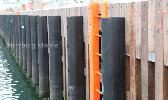 Heavy-Duty D-Type Rubber Fenders, Ideal for Port and Harbor Use