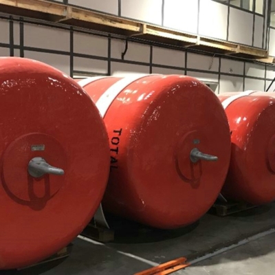 BV Marine Cylindrical Buoy for Boat Great Elasticity  Polyurethane Buoy