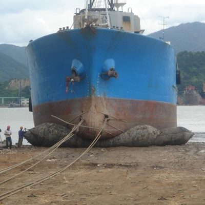 0.8m*12m Ship Launching Rubber Airbag Natural Rubber Roller Bags With CCS Certificate