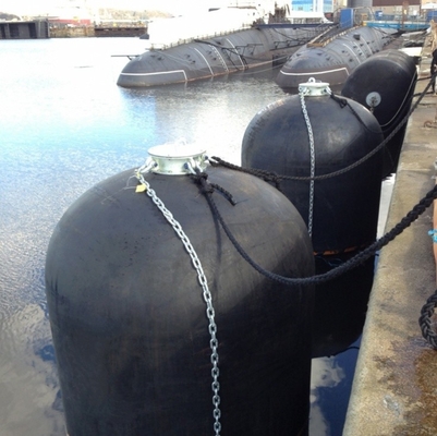 2.5m*5.5m Marine Durable Hydro Pneumatic Fender Natural Rubber Ship Fenders