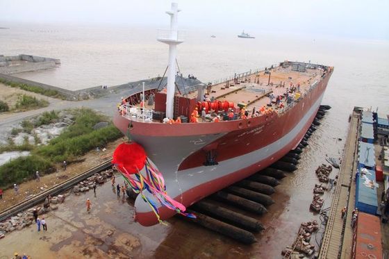 Ship Launching Floating Marine Airbag Natural Rubber Roller Bags 1.5m*15m